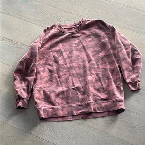 lululemon athletica Pink Camo Sweater